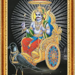 Shani Dev 10 inch Digital-image-64
