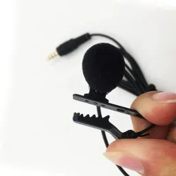 Microphone condenser Lapel Clip Microphone For DSLR Cameras/Phone/Voice recorder Microphone-1