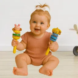 infant hand bells baby handle baby handy Rattle-image-89