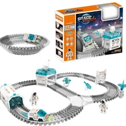 143pcs Spaceman Railway Space Track Toy-20