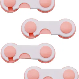 Baby Safety Cabinet 4 Pcs Child Safety Latch Lock-image-45