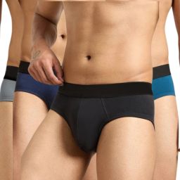 Pack of 4 Solid Men Brief-image-81