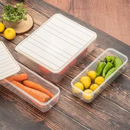 starkendy Plastic Fridge Container - 2500 ml, 1200 ml, 1200 ml image 3