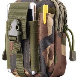 KRAPTICK Multi-Purpose Water Proof Waist Bag for Men/Women/Girls, Camping Hiking Pouch, Waist Pouch with Dual Compartment - Jungle Camouflage-picture-22