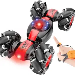 Remote Control Car Hand Controlled Gesture RC Stunt Car with Lights-0