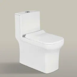 Premium Quality Western Toilet/Water Closet/Commode With Soft Close Toilet Seat S/1009 "S" Trap 225MM (9 inch) One Piece Western Commode-10