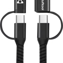 Stuffcool Quad 4in1 65W PD 1M 3 Feet Type C, Lightning cable for iPhones Macbook-image-31