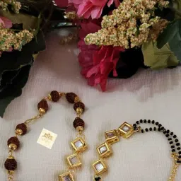 Bhaiya Bhabhi CR 647 Kundan Rakhi, Bracelet Set-20