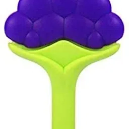 Baby Fruit Shape Silicone Teethers Soft Stick Chews Nibbler for Baby Dental Care BPA-Free for Infants Baby (Blue) Teether-image-27