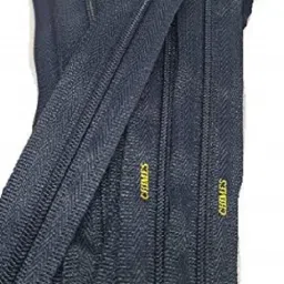 8-inches Zip Set of 10 Blue Synthetic Open-ended Zipper-24
