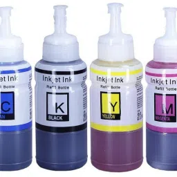 greencom Ink for Espon Printer L800/L1800/L805/L850/L810 (Set Of 6 Colors) Black Ink Bottle-image-13