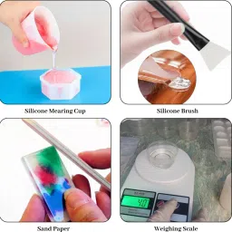 r h lifestyle Resin Art Tool Kit DIY Resin Art Kit for Beginners Measuring Cup, Scale and More image 4