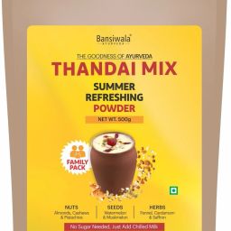 Thandai Powder Dry Fruit Kesar Mix, Energy Booster Thandai, Full Family Pack-15