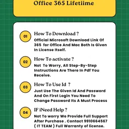 MICROSOFT Office 365 Professional Plus (100 Gb Cloud) (Windows/ Mac/ Andriod/ Ios /Tablet All Supported) Updated image 5