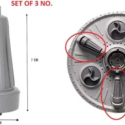 sarah store Semi Automatic Roller For LG Pulsator Washing Machines Roller Compatible Belan Washing Machine Net image 2