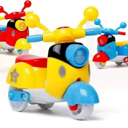 Mini Pull Back Scooter Toy for Kids | Role Play Mini Scooter Pack of 1-image-57