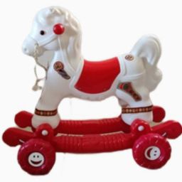 prabal PLASTIC CHETAK HORSE WITH ROCKING FUNCTION AND RUNNING RIDE ON 58745 Tricycle image 4