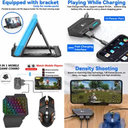 MIXPRO Bluetooth Gaming Keyboard Mouse Converter For Smartphone 4 in 1 Game Combo set Combo Set image 3
