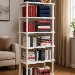 Plastic Open Book Shelf-10