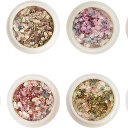 Nail Glitter Sequins Powder DIY Nail Decal Manicure for Laser Nail Polish-image-10