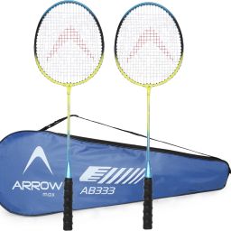 Badminton Rackets Set of 2 For Kids Adults Light Weight Combo Pair Badminton Kit-image-13