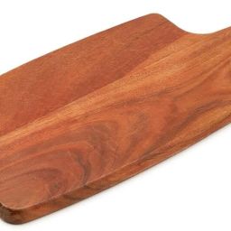 16 x 7 Inch Handcrafted Brown Acacia Rectangular Wooden Serving Platter Tray Serving Set-image-12