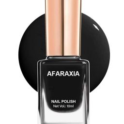 Chip Free Nail Lacquer | Glossy Gel Finish BLACK-image-98