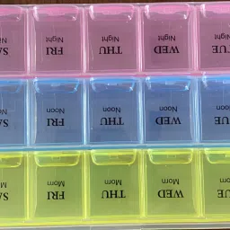 9 DAY PILL BOX 3 TIME IN 1 WEEK PACK OF 1 Pill Box-9