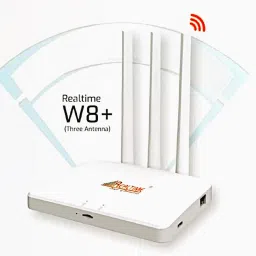 Realtime W8+ 5G Portable Hotspot Router 2.4 GHz 100 Mbps Wifi Speed Single Band Internal & External Antenna MiFi (Sim Based)-7