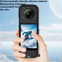 EKD Silicone Protective Case for Insta360 X4 Accessories LENS COVER image 3