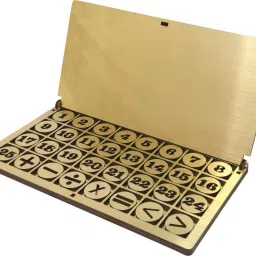 kraftsman Wooden Portable Maths Number Counting Learning Game Educational Montessori Games image 4