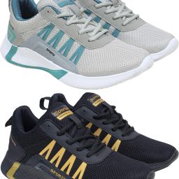 Premium Men Casual Shoes For Men Pack Of 2 Sneakers For Men-image-4