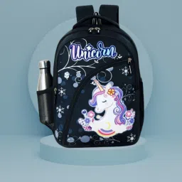 Kids Unicorn Cartoon School Backpack Bag for Baby Girls & Boy 3-7 Years Waterproof School Bag-image-4