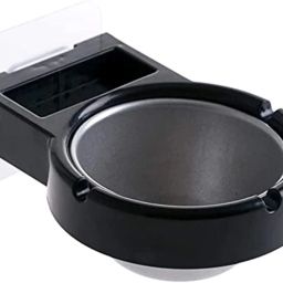Hanging Cigarette Storage Rack Bathroom Wall Stainless Steel Ashtray Tool Box Black Stainless Steel Ashtray-18
