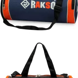 18 L Gym Duffel Bag - Duffel Gym Bag WITH Pocket for Men Women BOYS WITH COMBO - Multicolor, Orange-image-60