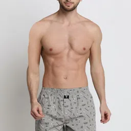 van heusen Printed Men Grey Boxer Shorts-picture-9