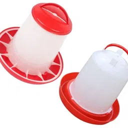 tm&w 1.5 kg feeder 1 pc and 1.5 ltr drinker 1 pc=2pc for chicken,chicks Common Bird Feeder-picture-5