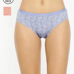 Van Heusen Women Pack Of 2 Assorted Printed Antibacterial Hipster Briefs 11106-picture-4