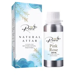THE RUPAWAT Perfumery House Pink Rose Natural & Alcohol-Free Attar - 100 ml-45