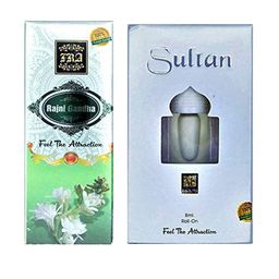 RAVIOUR LIFESTYLE Set Of 2 Rajni Gandha & Sultan Non Alcoholic Roll On Attar - 8 ml Each-18