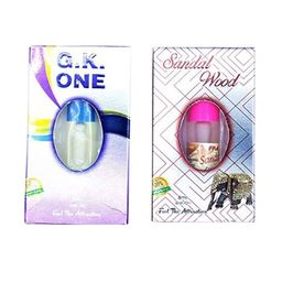 RAVIOUR LIFESTYLE Set Of 2 Sandal Wood & G.K One Alcohol Free Roll On Attar - 8 ml Each-38
