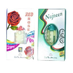 RAVIOUR LIFESTYLE Set Of 2 Red Rose & Nazneen Roll On Attar - 8 ml Each-4