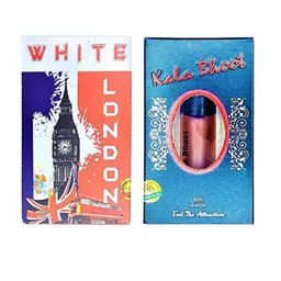 RAVIOUR LIFESTYLE Set Of 2 Kala Bhoot & White London Roll On Attar - 8 ml Each-3