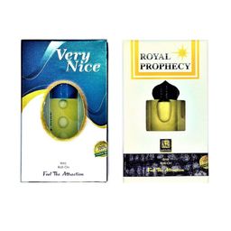 RAVIOUR LIFESTYLE Set Of 2 Very Nice & Royal Prophecy Roll On Attar - 8 ml Each-49