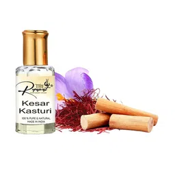 THE RUPAWAT Perfumery House Kesar Kasturi Natural Alcohol-Free Attar - 25 ml-image-66