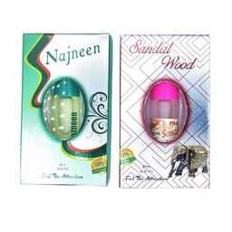 RAVIOUR LIFESTYLE Set Of 2 Najneen & Sandalwood Non Alcoholic Roll On Attar - 8 ml Each-14
