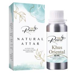 THE RUPAWAT Perfumery House Khus Oriental Natural & Alcohol-Free Attar - 50 ml-58