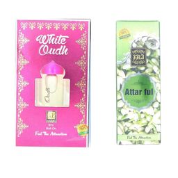 RAVIOUR LIFESTYLE Set Of 2 Attar Ful & White Oudh Alcohol Free Roll On Attar - 8 ml Each-12