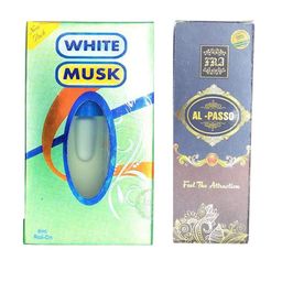 RAVIOUR LIFESTYLE Set Of 2 AL-Passo & White Musk Alcohol Free Roll On Attar - 8 ml Each-8