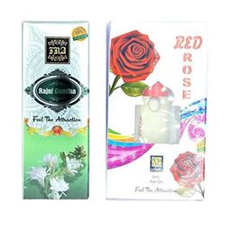 RAVIOUR LIFESTYLE Set Of 2 Rajni Gandha & Red Rose Alcohol Free Attar - 8 ml Each-9